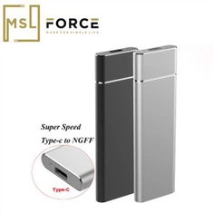 MSLFORCE Online Pirkiniai | USB 3.1 Tipas C M.2 kietojo disko diskas Korpusas