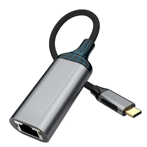 2.5G Ethernet Adapter With Flexible USB C Cable